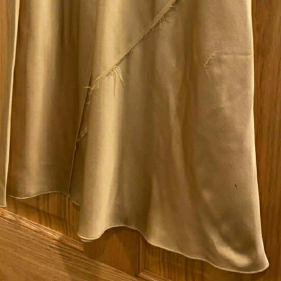 Vince Paneled Silk Satin Midi Skirt - Picture 6 of 11